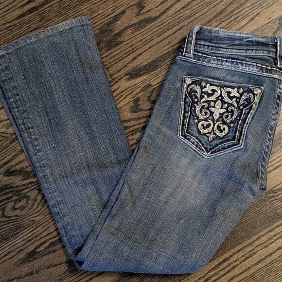 Miss Me Brand Ladies' Bootcut Jeans JP5341B11 - Size 26 - Picture 1 of 14